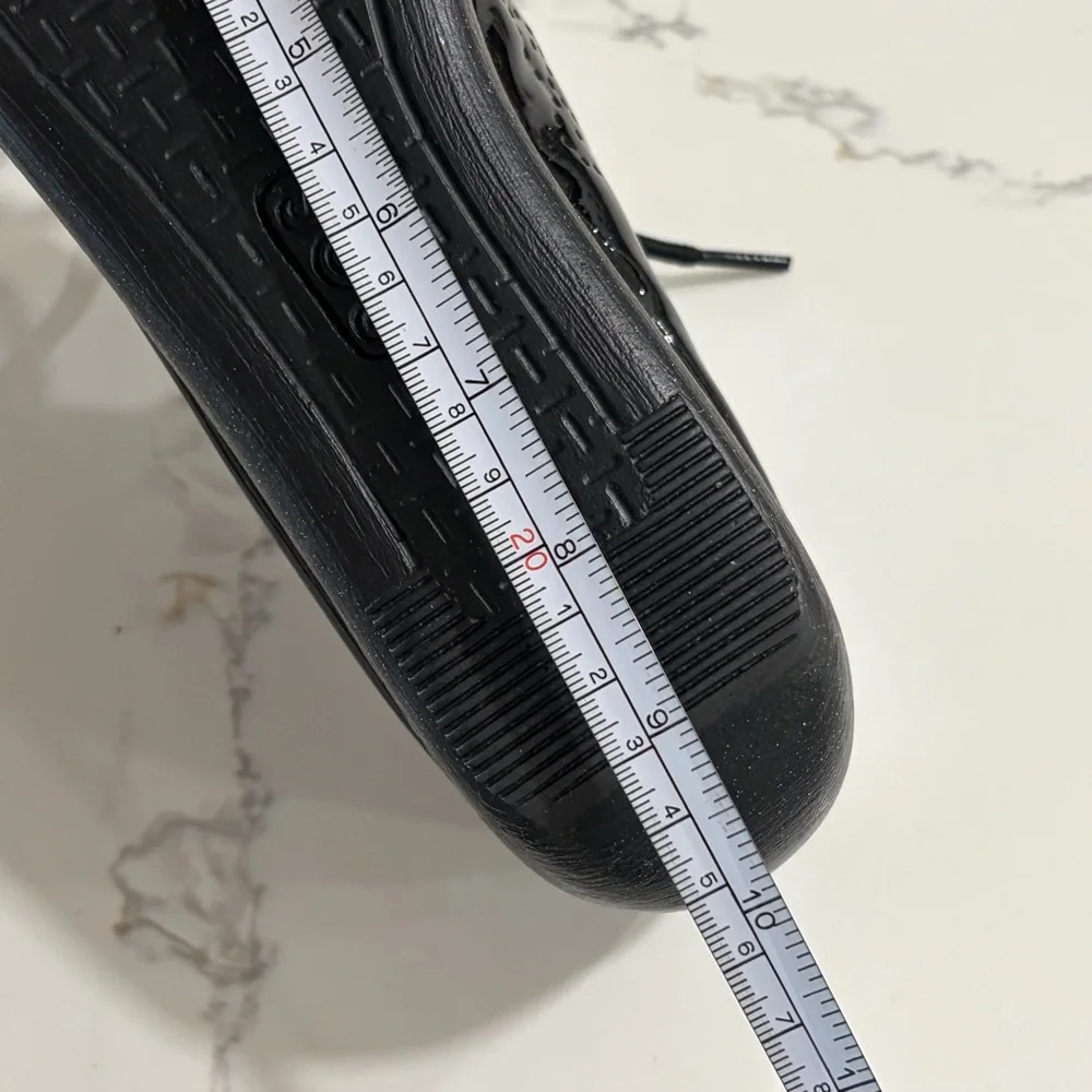 SAS Bounce-c Lace Up Wedge Black Patent Leather 8 Women’s Shoes Moccasin USA